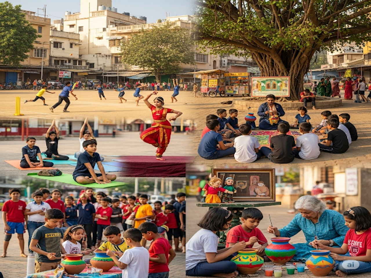 Creative and sports activities for children